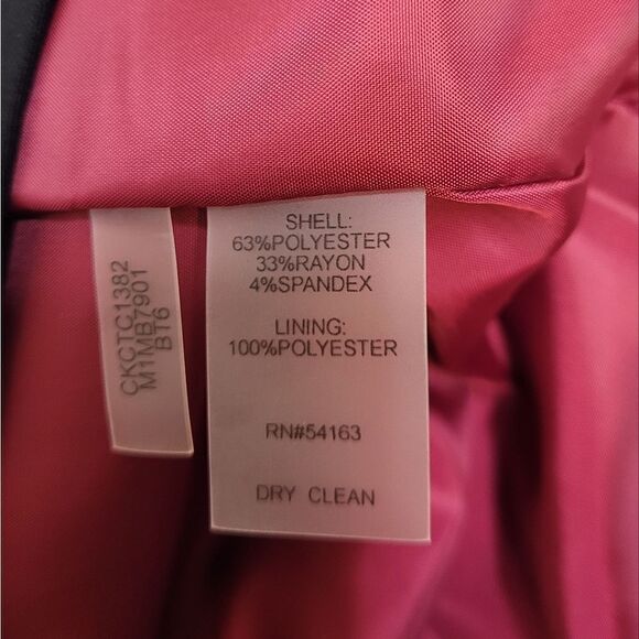NEW Calvin Klein color‎ block pink sleeveless beet combo office dress 8 - Picture 5 of 9